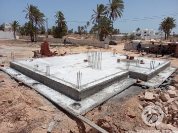  Première étape chantier en cours en zone Touristique -  Construction  Notre Chantiers Djerba